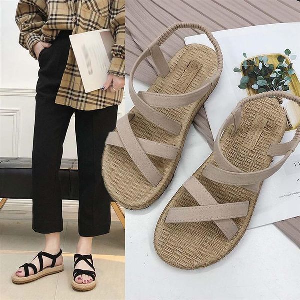 women sandals fashion flat with cross straps open toe sandals fashion hollow elastic slippers summer shoes woman, Black
women sandals fashion flat with cross straps open toe sandals fashion hollow elastic slippers summer shoes woman, Black
