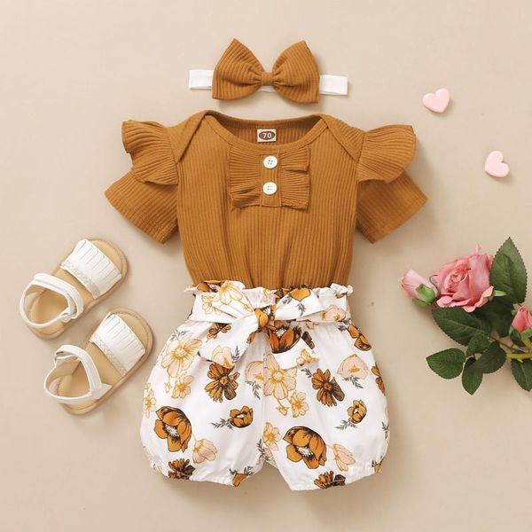 clothing sets toddler baby's girls short sleeve cotton soft ruffle romper bodysuit+floral print shorts headbands outfits 3m-18m, White
clothing sets toddler baby's girls short sleeve cotton soft ruffle romper bodysuit+floral print shorts headbands outfits 3m-18m, White