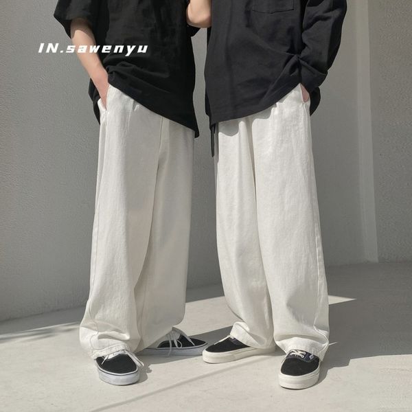 men's pants korean cotton wide-leg fashion harajuku casual men streetear loose hip-hop straight-leg mens trousers lkzd, Black
men's pants korean cotton wide-leg fashion harajuku casual men streetear loose hip-hop straight-leg mens trousers lkzd, Black