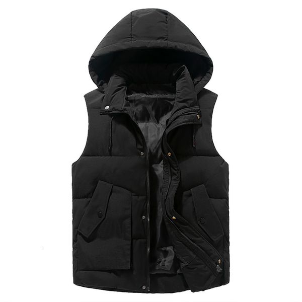 winter plus size 5xl hat removable mouwlless jackets warm parka lossen jacket for men travel vest, Black
winter plus size 5xl hat removable mouwlless jackets warm parka lossen jacket for men travel vest, Black