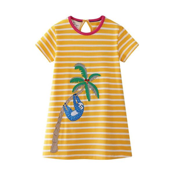 girl's dresses baby girls short sleeve summer kids designed cute cartoon dress printed animals top, Red;yellow
girl's dresses baby girls short sleeve summer kids designed cute cartoon dress printed animals top, Red;yellow