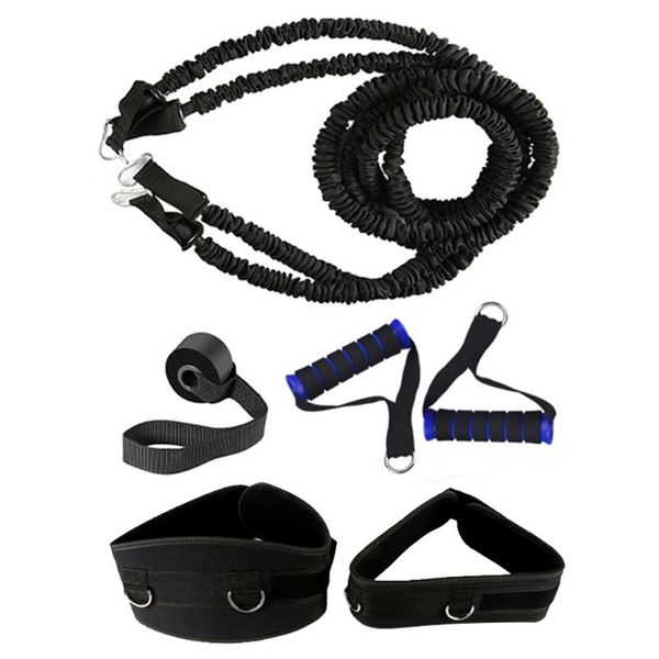 waist resistance band kit for gym workout fitness exercises stretching strap set exerciser equipments gym training 
waist resistance band kit for gym workout fitness exercises stretching strap set exerciser equipments gym training