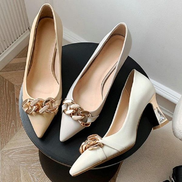 dress shoes zawsthia pointed toe office lady pumps womens party wedding crystal high heels with metal chain, Black
dress shoes zawsthia pointed toe office lady pumps womens party wedding crystal high heels with metal chain, Black
