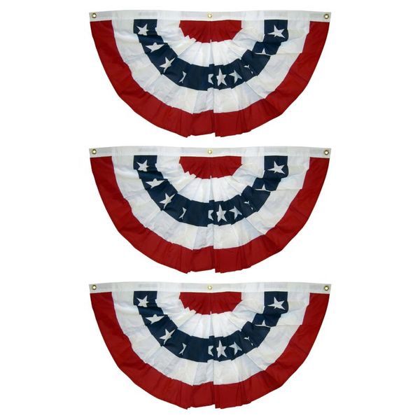 party decoration 3pcs american pleated fan flag usa bunting print patriotic stars and stripes with canvas title streamers
party decoration 3pcs american pleated fan flag usa bunting print patriotic stars and stripes with canvas title streamers