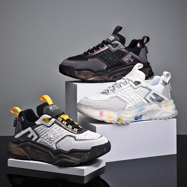 High Quality Mens Running Shoes Comfortable Breathable Unisex Sports Shoes Rubber Hard-Wearing Brand Sneakers Trend Shoes, Black
High Quality Mens Running Shoes Comfortable Breathable Unisex Sports Shoes Rubber Hard-Wearing Brand Sneakers Trend Shoes, Black