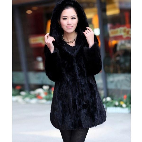 women's fur & faux 2021 arrival mink coat with hoodie long style full sleeve windbreak real winter female, Black
women's fur & faux 2021 arrival mink coat with hoodie long style full sleeve windbreak real winter female, Black