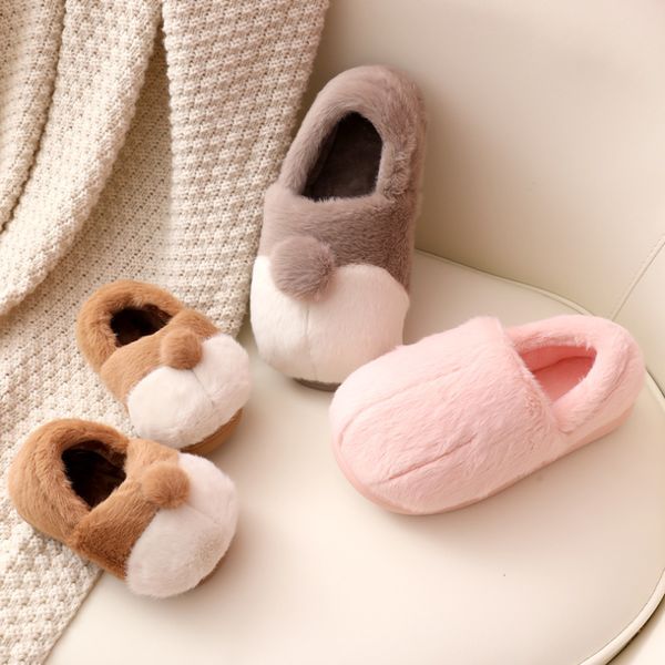 2021 1 family 3-member indoor baby household non slip soft bottom plush cotton slippers autumn and winter children's parent-child, Black
2021 1 family 3-member indoor baby household non slip soft bottom plush cotton slippers autumn and winter children's parent-child, Black