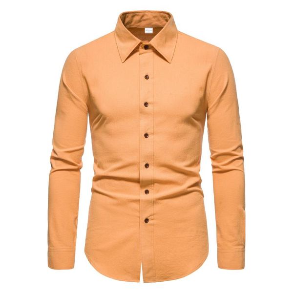 men's casual shirts dress shirt solid long sleeve button turn-down collar slim fit camisa masculina for men, White;black
men's casual shirts dress shirt solid long sleeve button turn-down collar slim fit camisa masculina for men, White;black