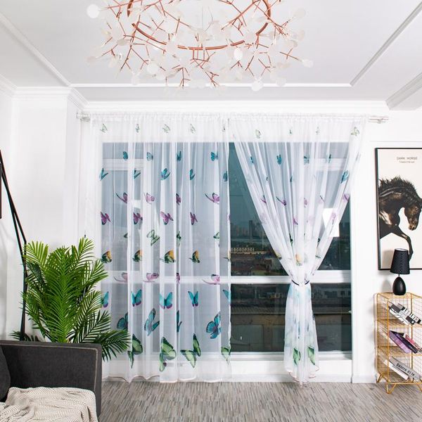 curtain & drapes butterfly printed tulle voile door window balcony curtains for living room wear rod
curtain & drapes butterfly printed tulle voile door window balcony curtains for living room wear rod