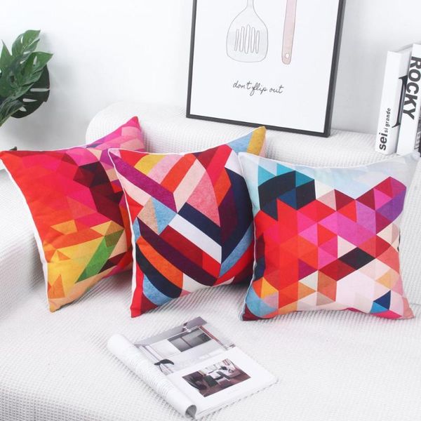 cushion/decorative pillow zeroomade colored triangle tangram 100% cotton cushion covers colorful geometric durable square thorw pillowcases
cushion/decorative pillow zeroomade colored triangle tangram 100% cotton cushion covers colorful geometric durable square thorw pillowcases