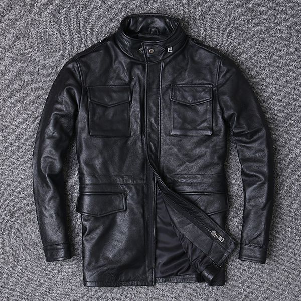 sheepskin leather jacket mens trench coat windbreaker vintage outwear overcoat slim big size s-6xl autumn man clothes windpprof many pocket, Black
sheepskin leather jacket mens trench coat windbreaker vintage outwear overcoat slim big size s-6xl autumn man clothes windpprof many pocket, Black
