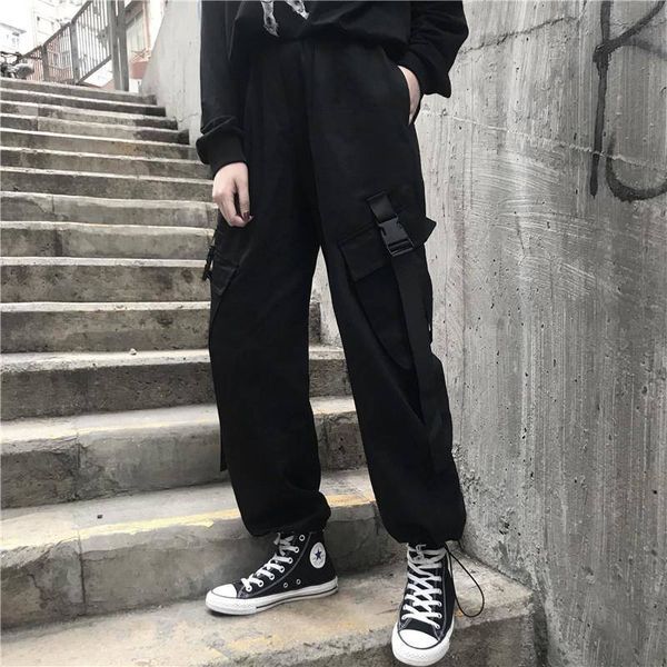 women's jeans female hip hop black pants, cargo for women, casual, high waist, loose, korean. u8mq, Blue
women's jeans female hip hop black pants, cargo for women, casual, high waist, loose, korean. u8mq, Blue