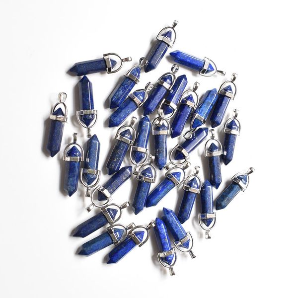 natural stone charms lapis lazuli bullet shape charms point chakra pendants for jewelry necklace earrings making, Bronze;silver
natural stone charms lapis lazuli bullet shape charms point chakra pendants for jewelry necklace earrings making, Bronze;silver