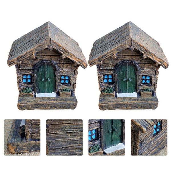 decorative objects & figurines 2 pcs resin wooden house simulation ornaments statue adornments for home
decorative objects & figurines 2 pcs resin wooden house simulation ornaments statue adornments for home