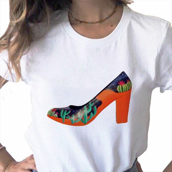 high heeled shoes fashion womens t shirt print casual basis o collar white short sleeve shirt,drop ship
high heeled shoes fashion womens t shirt print casual basis o collar white short sleeve shirt,drop ship