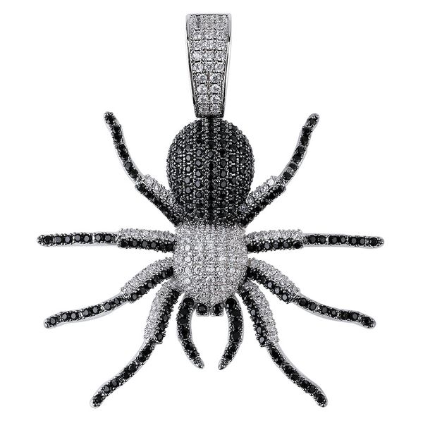 vintage spider pendant necklace for men women new arrival micro pave zircon necklaces 3 colors fashion hip hop jewelry, Silver
vintage spider pendant necklace for men women new arrival micro pave zircon necklaces 3 colors fashion hip hop jewelry, Silver