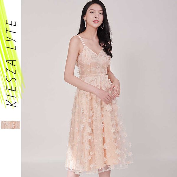 women party dress summer elegant strap v neck beige color flower decoration sleeveless midi dresses robe 210608, Black;gray
women party dress summer elegant strap v neck beige color flower decoration sleeveless midi dresses robe 210608, Black;gray