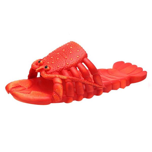 slippers release crayfish men's creative funny household bath beach non-slip wear cool net red couple summer pvc, Black
slippers release crayfish men's creative funny household bath beach non-slip wear cool net red couple summer pvc, Black
