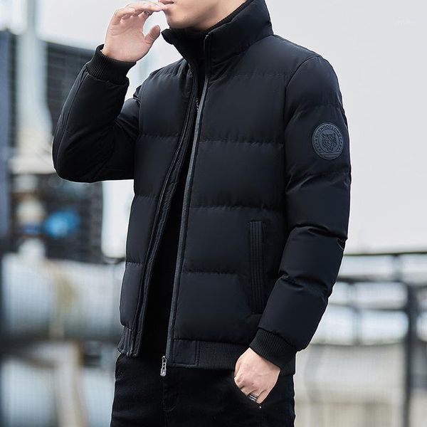 men's jackets fashion wear cotton padded winter thickened jacket short stand collar loose leisure down, Black;brown
men's jackets fashion wear cotton padded winter thickened jacket short stand collar loose leisure down, Black;brown