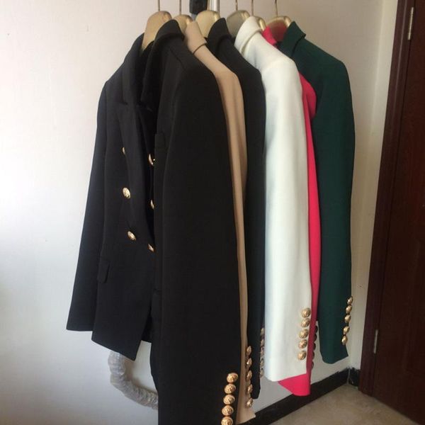 women's suits & blazers 2021 white blazer for women summer double breasted jackets ladies formal suit elegant long sleeve, White;black
women's suits & blazers 2021 white blazer for women summer double breasted jackets ladies formal suit elegant long sleeve, White;black