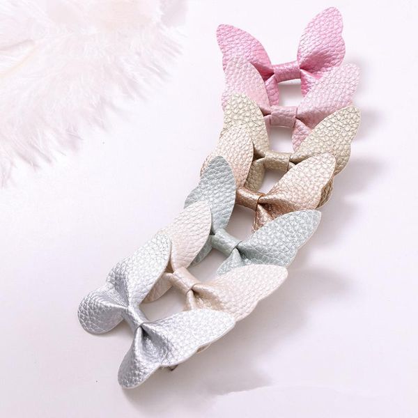 30pcs handmade boutique leather butterfly hairpins solid color animal hair clips princess headwear fashion hair accessories, Slivery;white
30pcs handmade boutique leather butterfly hairpins solid color animal hair clips princess headwear fashion hair accessories, Slivery;white