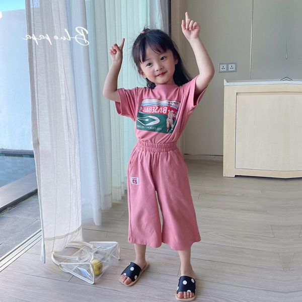 clothing sets girls clothes summer loose two-piece cartoon printed sweatshirt t-shirt + wide-leg pants fashion casual quality childre, White
clothing sets girls clothes summer loose two-piece cartoon printed sweatshirt t-shirt + wide-leg pants fashion casual quality childre, White