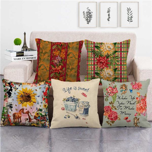 cute vintage cartoon flower one side print cushion cover linen pillow cover for home sofa seat throw covers decorative 45x45cm
cute vintage cartoon flower one side print cushion cover linen pillow cover for home sofa seat throw covers decorative 45x45cm