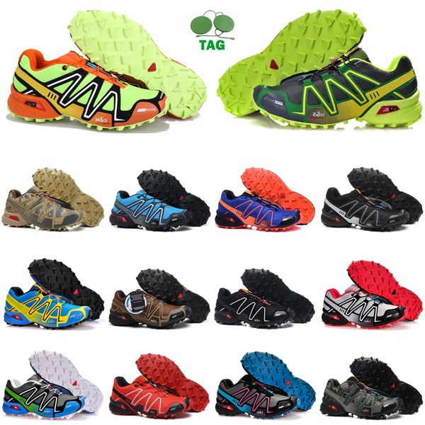 r speed cross 3 outdoor mens running shoes speedcross runner jogging iii #21 black green red navy blue men trainers sports sneakers chaussur