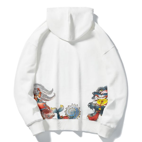 ss 2021 new chinese style lion dance print hip hop streetwear winter pullover men cotton harajuku hoodie swatshirt mens white wxhg, Black
ss 2021 new chinese style lion dance print hip hop streetwear winter pullover men cotton harajuku hoodie swatshirt mens white wxhg, Black