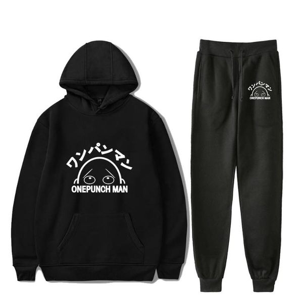 men's hoodies & sweatshirts one punch man season 2 fashion anime two piece set women/men long sleeve hoodies+jogger pant 2021 arrival s, Black
men's hoodies & sweatshirts one punch man season 2 fashion anime two piece set women/men long sleeve hoodies+jogger pant 2021 arrival s, Black