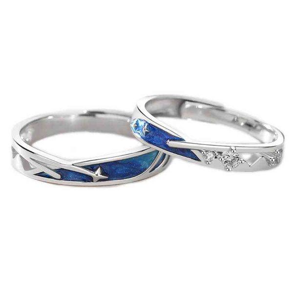 2pcs dainty sea blue meteoric star lover couple rings matching set promise wedding moon star ring bands for him and dropshipping g1125, Slivery;golden
2pcs dainty sea blue meteoric star lover couple rings matching set promise wedding moon star ring bands for him and dropshipping g1125, Slivery;golden