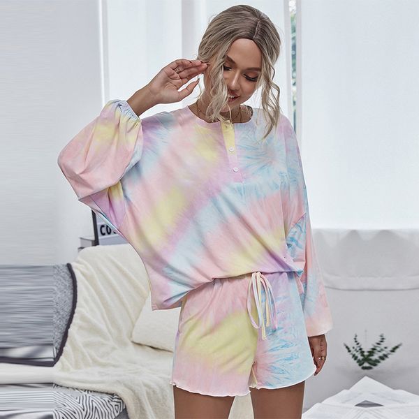 2021 autumn winter tie dye shorts women casual full sleeve o-neck pullover hoodies set new wb01, Gray
2021 autumn winter tie dye shorts women casual full sleeve o-neck pullover hoodies set new wb01, Gray