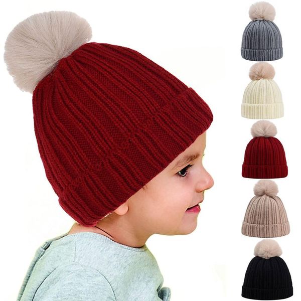 beanie/skull caps baby 's woolen kids hats thermal fake ball pompon boys and girls knitted children warm wool beanie cap children', Blue;gray
beanie/skull caps baby 's woolen kids hats thermal fake ball pompon boys and girls knitted children warm wool beanie cap children', Blue;gray
