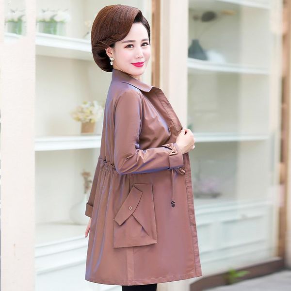 women's trench coats plus size 5xl women coat thin spring autumn solid mid long windbreaker slim outerwear, Tan;black
women's trench coats plus size 5xl women coat thin spring autumn solid mid long windbreaker slim outerwear, Tan;black