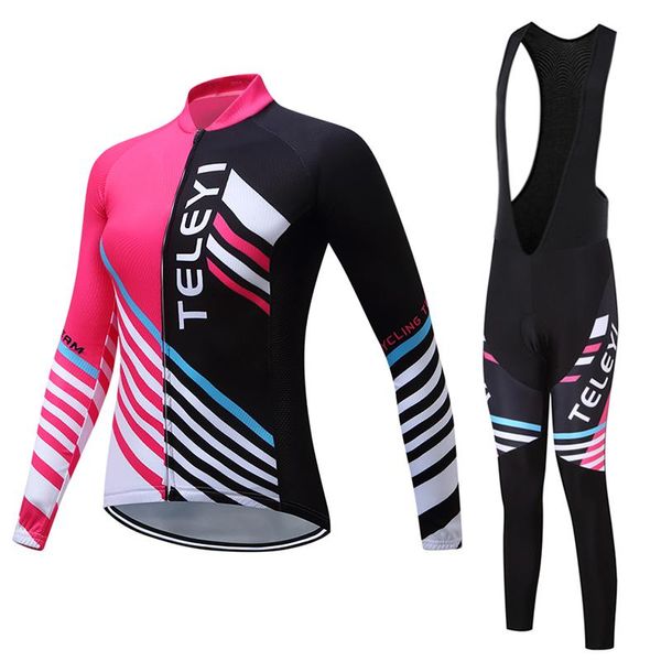 racing sets 2021 fall long sleeve road bike clothing bib gel kit women cycling jersey set mtb suit female bicycle clothes uniform dress, Black;blue
racing sets 2021 fall long sleeve road bike clothing bib gel kit women cycling jersey set mtb suit female bicycle clothes uniform dress, Black;blue