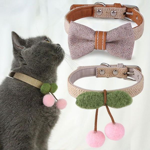 dog collars & leashes pet cat collar bowtie necklace hand-woven puppy handmade woven cherry pattern 22-32cm product supplies
dog collars & leashes pet cat collar bowtie necklace hand-woven puppy handmade woven cherry pattern 22-32cm product supplies