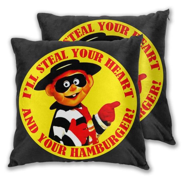 cushion/decorative pillow case cushion cover hamburgled decorative home decor sofa throw pillows