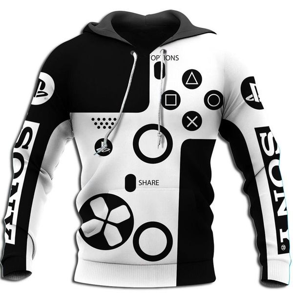 men's hoodies & sweatshirts fashionable 3d printed gamepad hoodie casual street hip hop harajuku zipper sweatshirt, Black
men's hoodies & sweatshirts fashionable 3d printed gamepad hoodie casual street hip hop harajuku zipper sweatshirt, Black