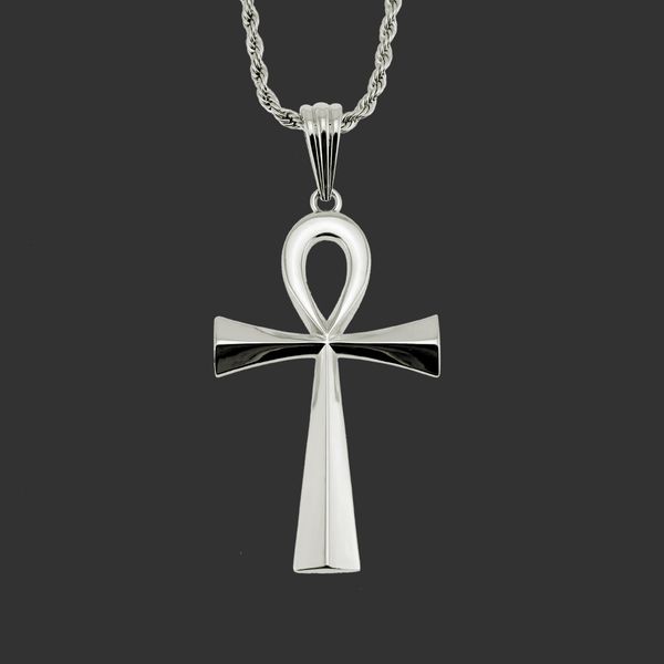amulet neck pendants necklace smooth fashion cross pendant men's hip hop jewelry, Silver
amulet neck pendants necklace smooth fashion cross pendant men's hip hop jewelry, Silver