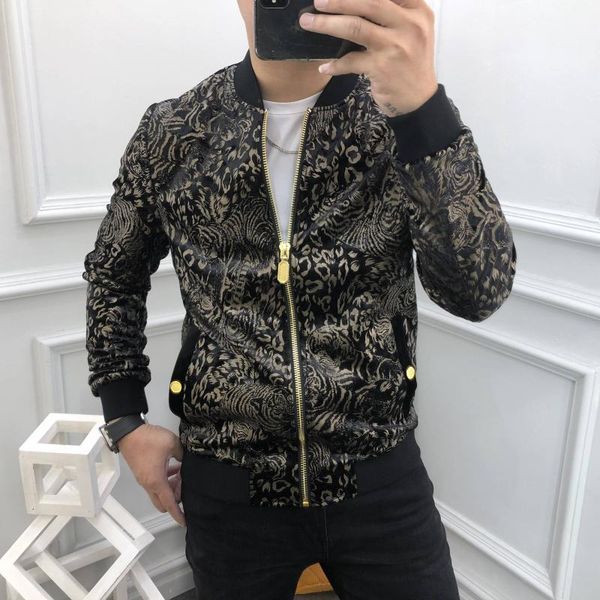 men's jackets sa09239 fashion coats & 2021 runway luxury european design party style clothing, Black;brown 
men's jackets sa09239 fashion coats & 2021 runway luxury european design party style clothing, Black;brown