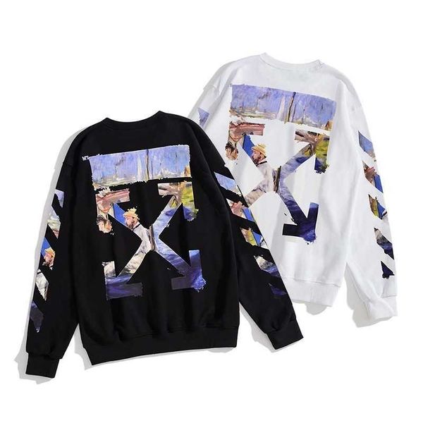 hoodiesChaopai off Monet oil painting ow arrow graffiti sweater autumn and winter couple loose round neck bottom shirt1, White
hoodiesChaopai off Monet oil painting ow arrow graffiti sweater autumn and winter couple loose round neck bottom shirt1, White