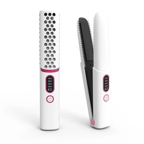 wireless hair straightener straight curler comb usb multifunctional hair comb 4 temperature adjustable, Black
wireless hair straightener straight curler comb usb multifunctional hair comb 4 temperature adjustable, Black