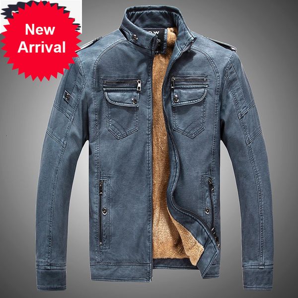 new fleece jacket men stand collar solid pu leather punk outerwear motor biker overcoats large size male jackets, Black;brown
new fleece jacket men stand collar solid pu leather punk outerwear motor biker overcoats large size male jackets, Black;brown