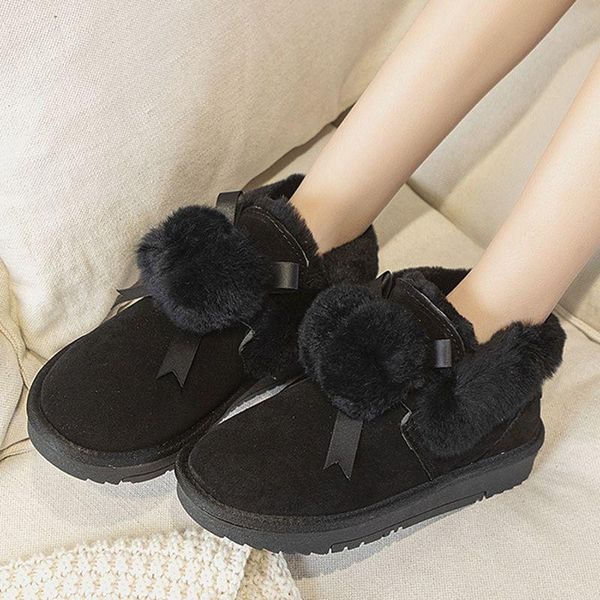 boots winter cotton shoes women 2021 fur leather and wool snow all-match bread warm, Black
boots winter cotton shoes women 2021 fur leather and wool snow all-match bread warm, Black