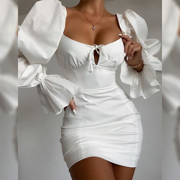 long sleeve lace up off shoulder dress club skinny backless ruffie mini ladies dress bodycon party white wrap dress, Black;gray
long sleeve lace up off shoulder dress club skinny backless ruffie mini ladies dress bodycon party white wrap dress, Black;gray
