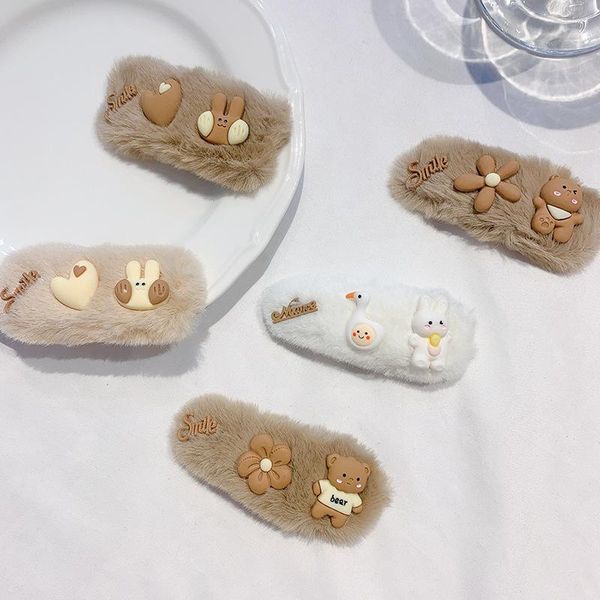 hair accessories cute cartoon clips pins plush animal shaped for girls kids grips barrettes hairpin headdress, Slivery;white
hair accessories cute cartoon clips pins plush animal shaped for girls kids grips barrettes hairpin headdress, Slivery;white
