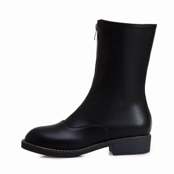 boots fanyuan4 colors casual mid calf spring winter thick bottom zipper simple daily fashion female footwear size 34-43, Black
boots fanyuan4 colors casual mid calf spring winter thick bottom zipper simple daily fashion female footwear size 34-43, Black
