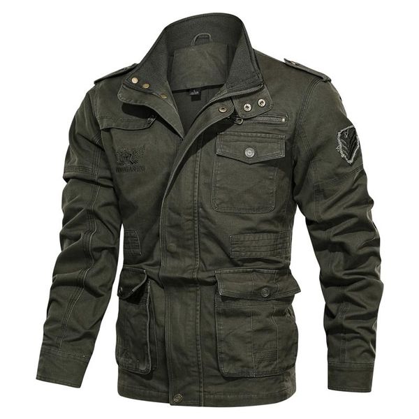 men's jackets men autumn winter military jacket army bomber male fashion casual cargo coat multi-pocket big size clothing, Black;brown
men's jackets men autumn winter military jacket army bomber male fashion casual cargo coat multi-pocket big size clothing, Black;brown