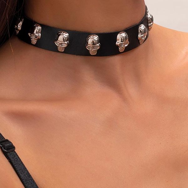chokers punk goth harajuku skull choker cool necklace women rock hip collar cosplay neck chain gothic accessories kpop jewelry, Golden;silver
chokers punk goth harajuku skull choker cool necklace women rock hip collar cosplay neck chain gothic accessories kpop jewelry, Golden;silver