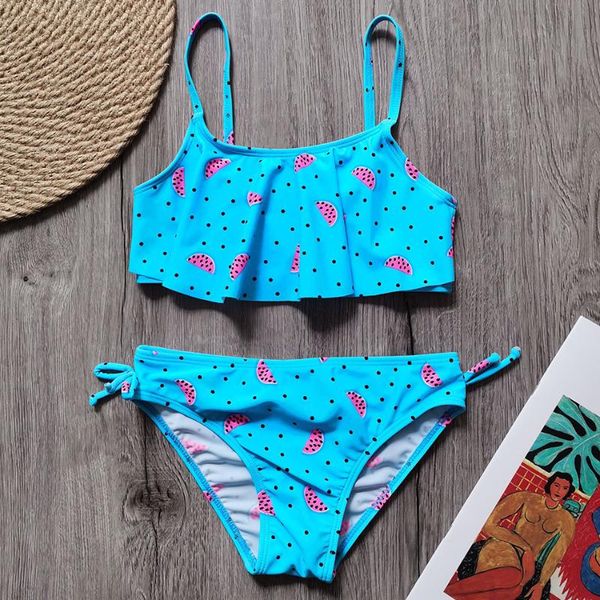 2-8 years girl swimsuit kids watermelon print toddler girl bikini set two piece children's swimwear flounce girls bathing suit
2-8 years girl swimsuit kids watermelon print toddler girl bikini set two piece children's swimwear flounce girls bathing suit